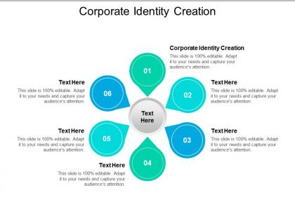 Corporate identity creation ppt powerpoint presentation infographics portfolio cpb