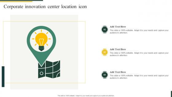 Corporate Innovation Center Location Icon