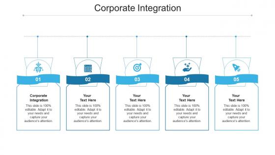 Corporate integration ppt powerpoint presentation infographics ideas cpb