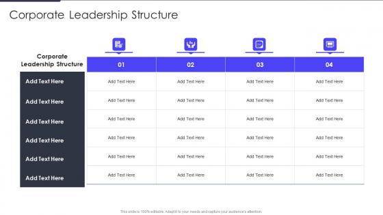Corporate Leadership Structure In Powerpoint And Google Slides Cpb