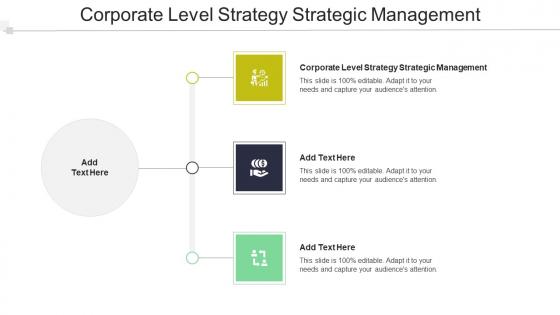 Corporate Level Strategy Strategic Management In Powerpoint And Google Slides Cpb