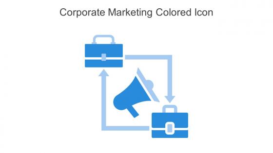 Corporate Marketing Colored Icon In Powerpoint Pptx Png And Editable Eps Format