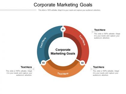 Corporate marketing goals ppt powerpoint presentation infographic template outfit cpb