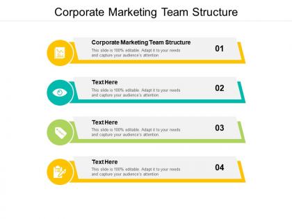 Corporate marketing team structure ppt powerpoint presentation icon graphics template cpb
