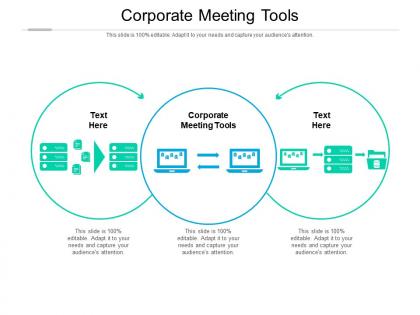 Corporate meeting tools ppt powerpoint presentation layouts show cpb
