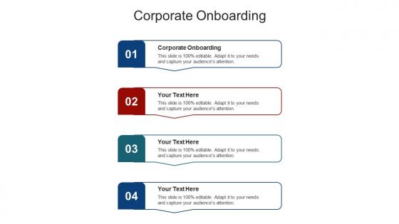 Corporate onboarding ppt powerpoint presentation layouts templates cpb
