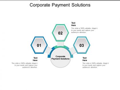 Corporate payment solutions ppt powerpoint presentation portfolio professional cpb