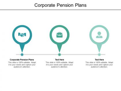 Corporate pension plans ppt powerpoint presentation icon demonstration cpb
