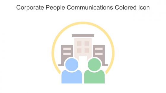 Corporate People Communications Colored Icon In Powerpoint Pptx Png And Editable Eps Format