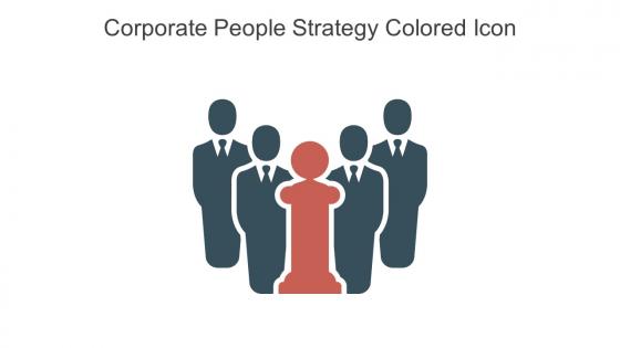Corporate People Strategy Colored Icon In Powerpoint Pptx Png And Editable Eps Format