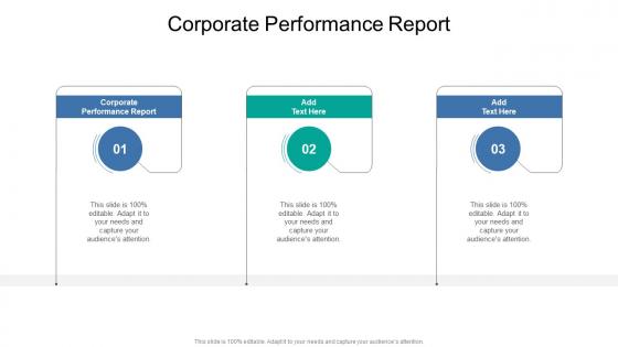 Corporate Performance Report In Powerpoint And Google Slides Cpb
