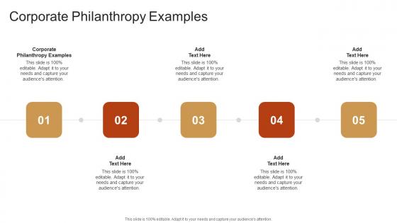 Corporate Philanthropy Examples In Powerpoint And Google Slides Cpb