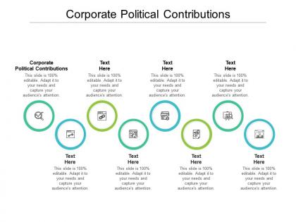 Corporate political contributions ppt powerpoint presentation styles summary cpb