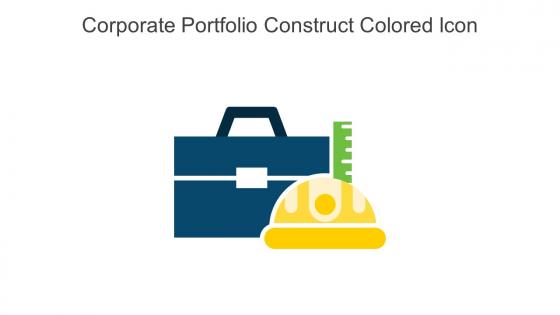 Corporate Portfolio Construct Colored Icon In Powerpoint Pptx Png And Editable Eps Format