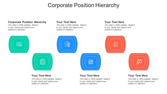 Corporate position hierarchy ppt powerpoint presentation ideas topics cpb