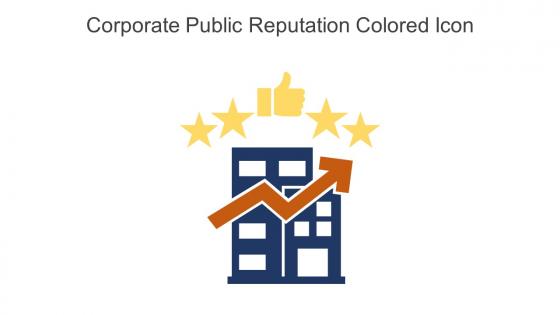Corporate Public Reputation Colored Icon In Powerpoint Pptx Png And Editable Eps Format