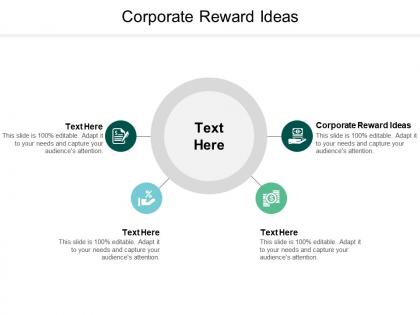 Corporate reward ideas ppt powerpoint presentation slides clipart images cpb