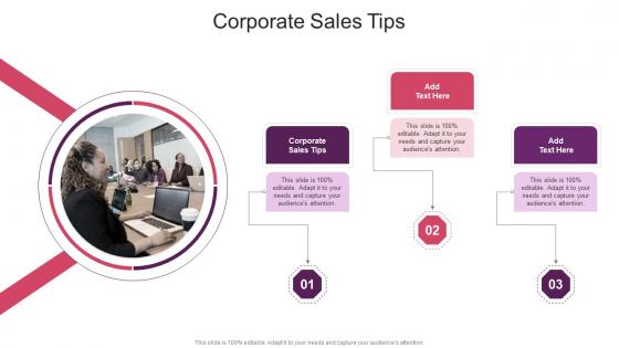 Corporate Sales Tips In Powerpoint And Google Slides Cpb