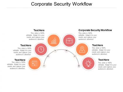 Corporate security workflow ppt powerpoint presentation inspiration example introduction cpb