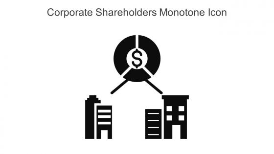 Corporate Shareholders Monotone Icon In Powerpoint Pptx Png And Editable Eps Format