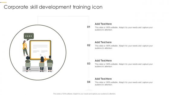 Corporate Skill Development Training Icon