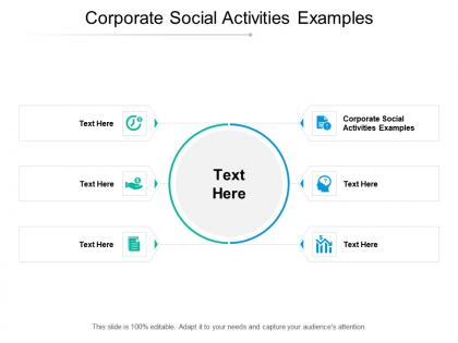 Corporate social activities examples ppt powerpoint presentation ideas example file cpb