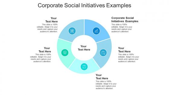 Corporate social initiatives examples ppt powerpoint presentation gallery display cpb