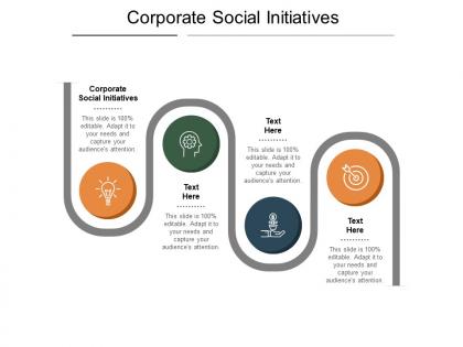 Corporate social initiatives ppt powerpoint presentation pictures graphics template cpb
