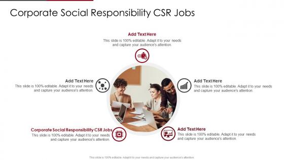 Corporate Social Responsibility Csr Jobs In Powerpoint And Google Slides Cpp