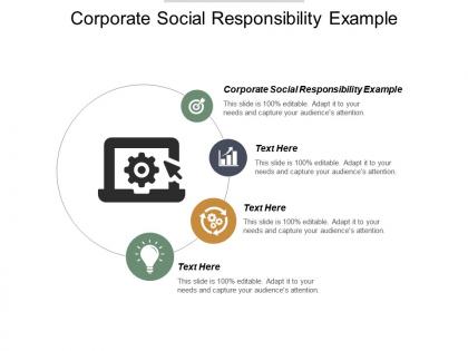 Corporate social responsibility example ppt powerpoint presentation pictures layout ideas cpb