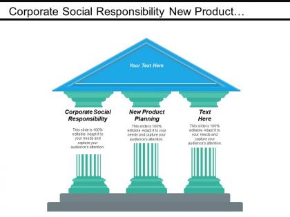 Corporate social responsibility new product planning business objectives cpb
