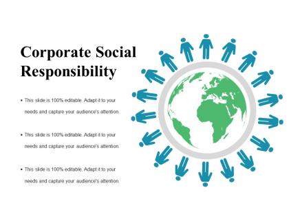 Corporate social responsibility ppt summary format ideas