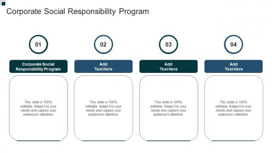Corporate Social Responsibility Program In Powerpoint And Google Slides Cpb