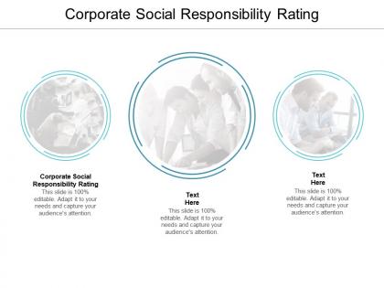 Corporate social responsibility rating ppt powerpoint presentation file topics cpb