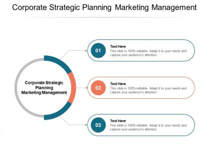Corporate strategic planning marketing management ppt powerpoint file master cpb