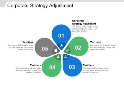 Corporate strategy adjustment ppt powerpoint presentation gallery pictures cpb