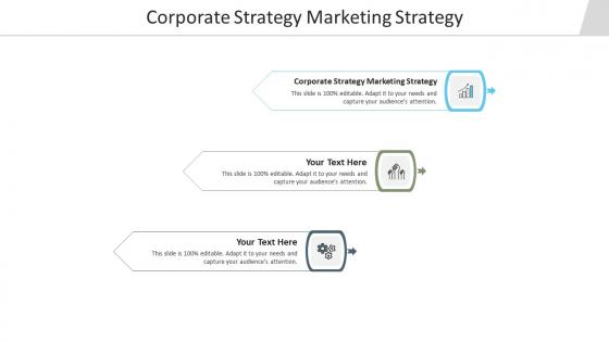 Corporate strategy marketing strategy ppt powerpoint presentation ideas summary cpb