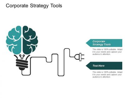 Corporate strategy tools ppt powerpoint presentation portfolio tips cpb