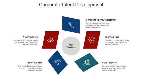 Corporate talent development ppt powerpoint presentation file template cpb
