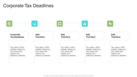 Corporate Tax Deadlines In Powerpoint And Google Slides Cpb