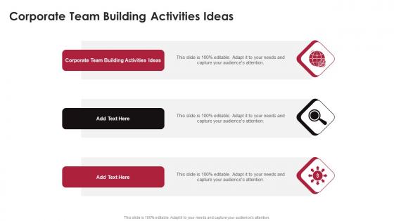 Corporate Team Building Activities Ideas In Powerpoint And Google Slides Cpb