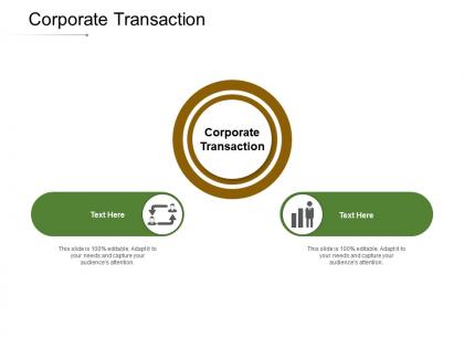 Corporate transaction ppt powerpoint presentation styles cpb