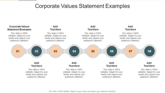 Corporate Values Statement Examples In Powerpoint And Google Slides Cpb