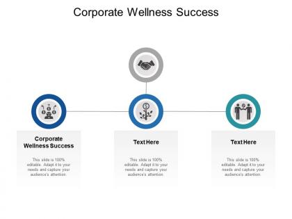 Corporate wellness success ppt powerpoint presentation infographic template design inspiration cpb