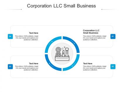 Corporation llc small business ppt powerpoint presentation infographics graphics tutorials cpb