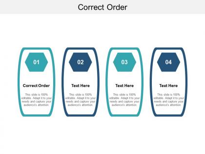 Correct order ppt powerpoint presentation layouts deck cpb