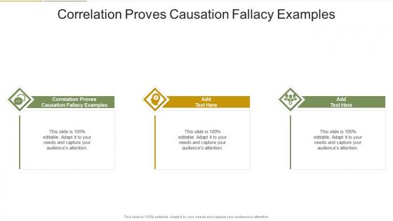 Correlation Proves Causation Fallacy Examples In Powerpoint And Google Slides Cpb