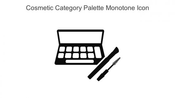 Cosmetic Category Palette Monotone Icon In Powerpoint Pptx Png And Editable Eps Format