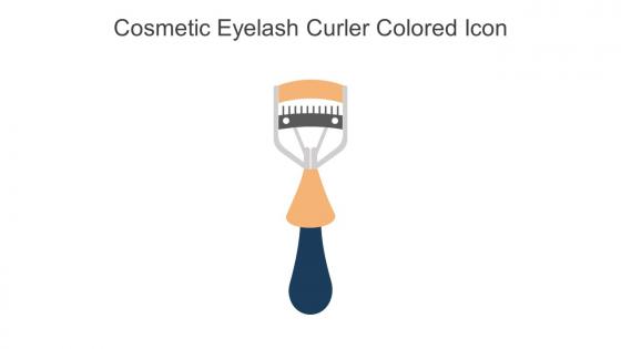 Cosmetic Eyelash Curler Colored Icon In Powerpoint Pptx Png And Editable Eps Format