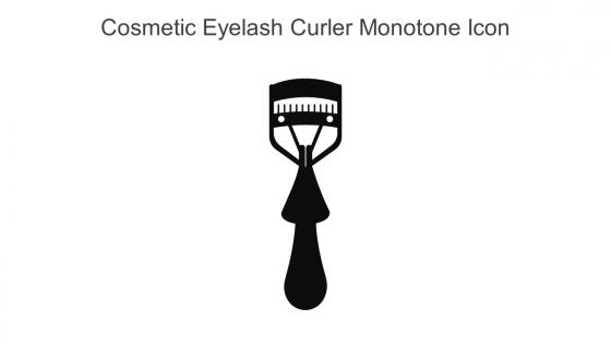 Cosmetic Eyelash Curler Monotone Icon In Powerpoint Pptx Png And Editable Eps Format